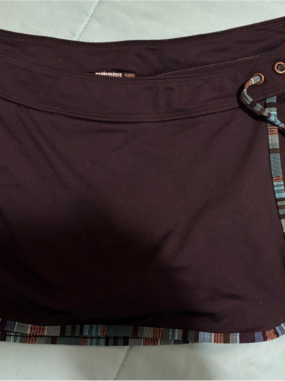 Anne Cole navy blue mid rise skirt bottom excellent shape size M